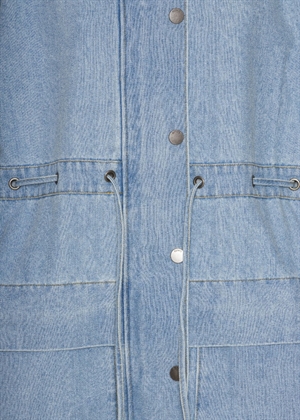 Laced denim jakke Light Blue Denim ROTATE By Birger Christensen 